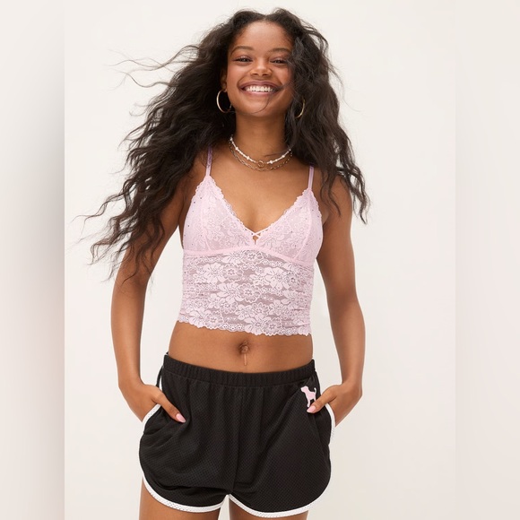 NWT Victoria’s Secret PINK Varsity Shorts - Picture 1 of 10